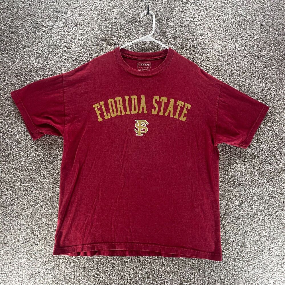 Vintage Florida State Seminoles Shirt Mens 2XL XXL Red Champs Sports Y2K‎ Adult